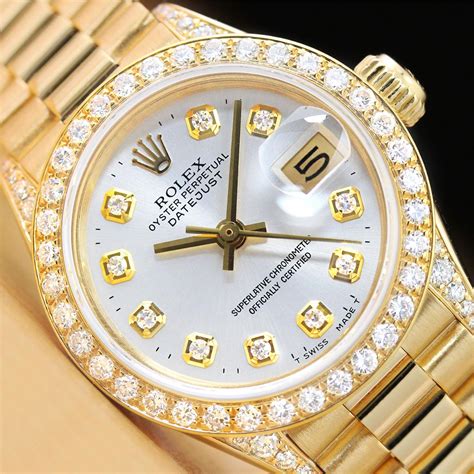 rolex presidential diamond face|rolex presidential with diamond bezel.